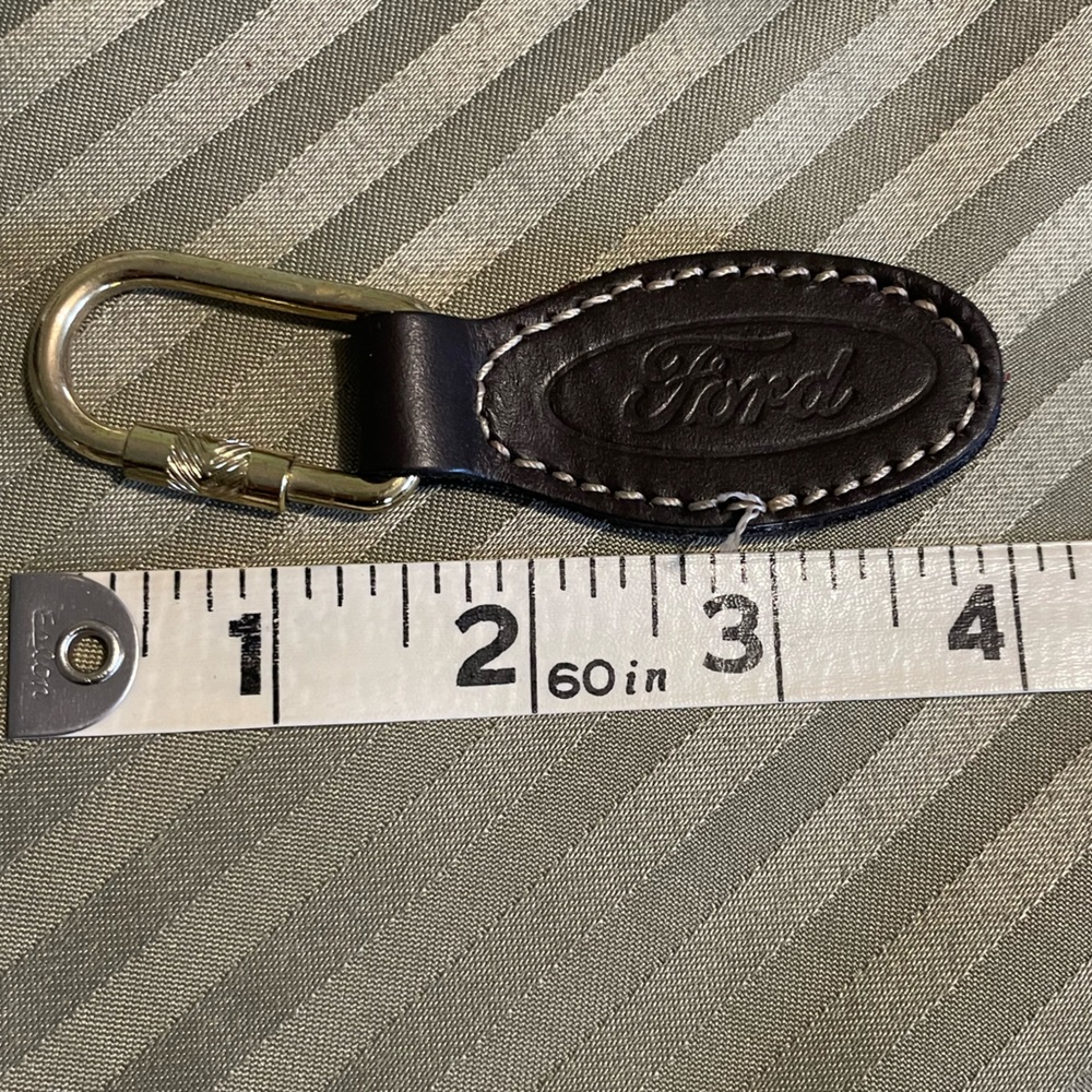Ford Eddie Bauer Leather Keychain - Picture 3 of 4